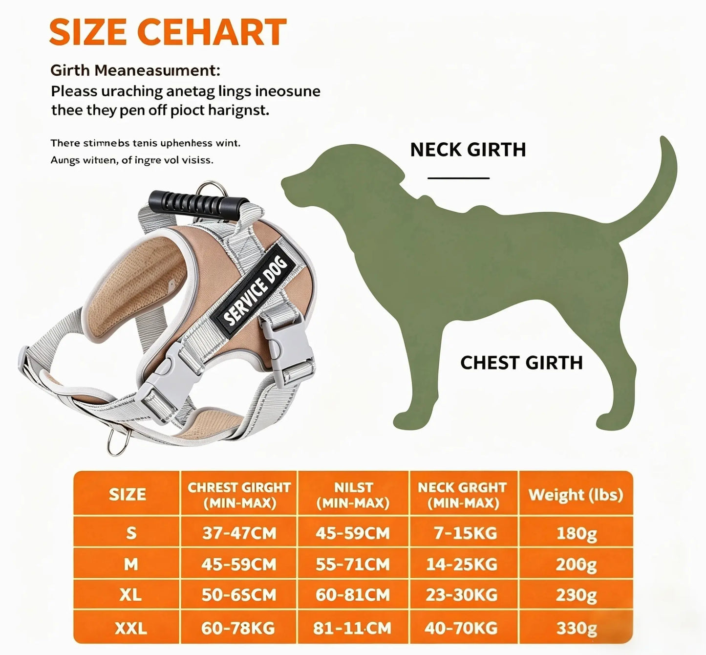 2026 New Pet Dog Harness – Safe Dog Harness with Chest Strap, Glow-In-The-Dark Design, Adjustable for Easy On/Off, Convenient for Outdoor Travel, Suitable for Daily Commuting and Training, Ideal for Small, Medium, and Large Dogs
