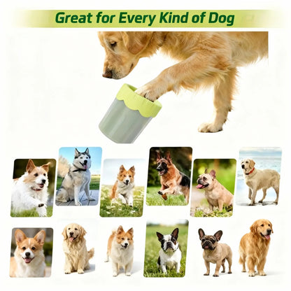 Petsafe Portable Dog Paw Cleaner Cup with Soft Silicone Bristles for Easy Mud Removal & Gentle Pet Care Eco-Friendly Bpa-Free Ideal for Indoor Outdoor Use Travel Friendly Design