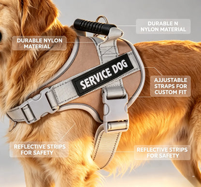 2026 New Pet Dog Harness – Safe Dog Harness with Chest Strap, Glow-In-The-Dark Design, Adjustable for Easy On/Off, Convenient for Outdoor Travel, Suitable for Daily Commuting and Training, Ideal for Small, Medium, and Large Dogs