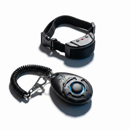 2 in 1 Dog Bark Collar Training Set, Gentle Remote Control No Barking Solution for Home Neighborhood Walks Public Park Pet Management